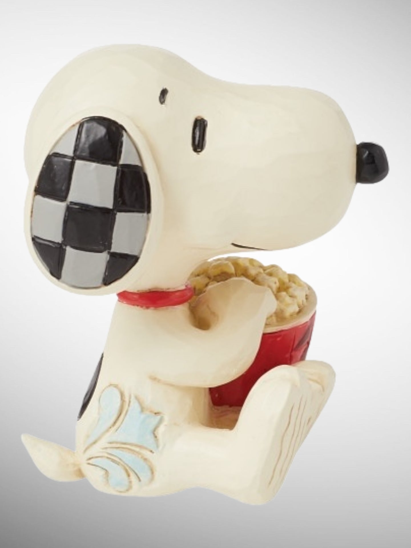 Jim Shore Peanuts - Snoopy Popcorn Mini Figurine